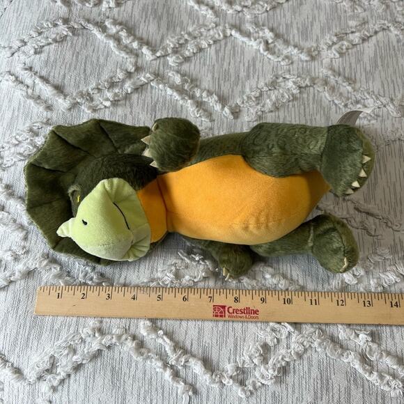 Kohl's Cares Triceratops Dinosaur Green Dino Plush 14" Tall Character Toy 2017 - Picture 4 of 5